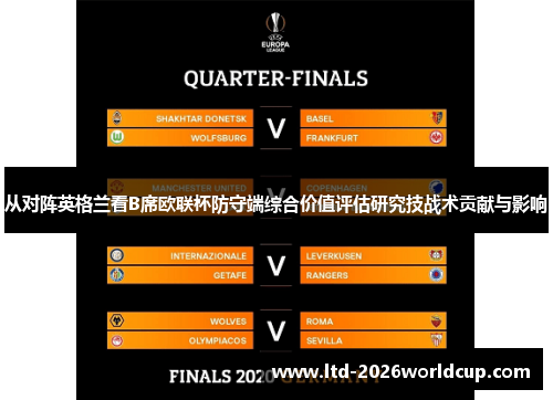 从对阵英格兰看B席欧联杯防守端综合价值评估研究技战术贡献与影响